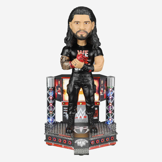 2023 WWE FOCO Bobbleheads Limited Edition Light-Up Stage Roman Reigns