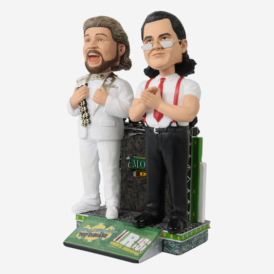 2023 WWE FOCO Bobbleheads Money Inc. Team Tag Team Dual Bobblehead: Ted DiBiase & I.R.S.