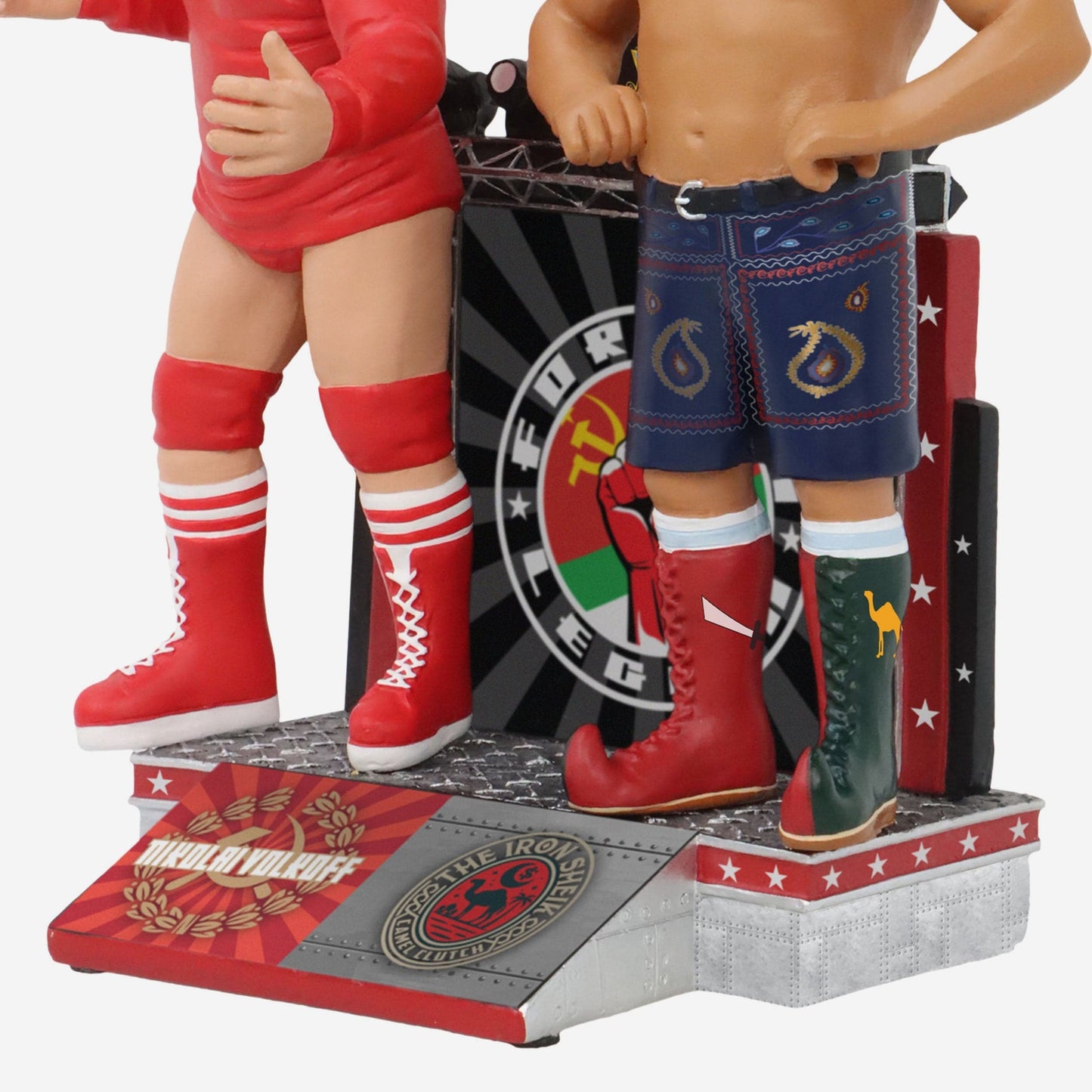 2024 WWE FOCO Bobbleheads Foreign Legion Tag Team Dual Bobblehead: Nikolai Volkoff & Iron Sheik