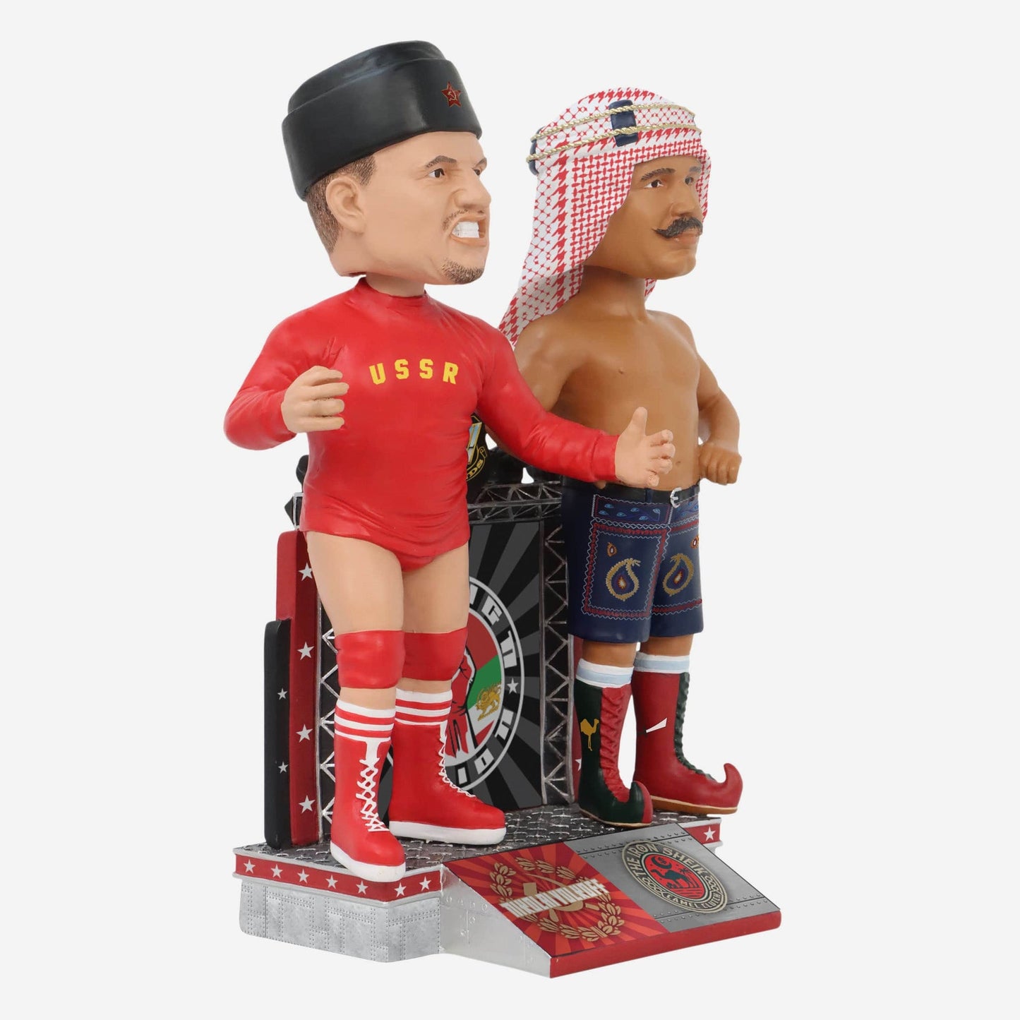 2024 WWE FOCO Bobbleheads Foreign Legion Tag Team Dual Bobblehead: Nikolai Volkoff & Iron Sheik