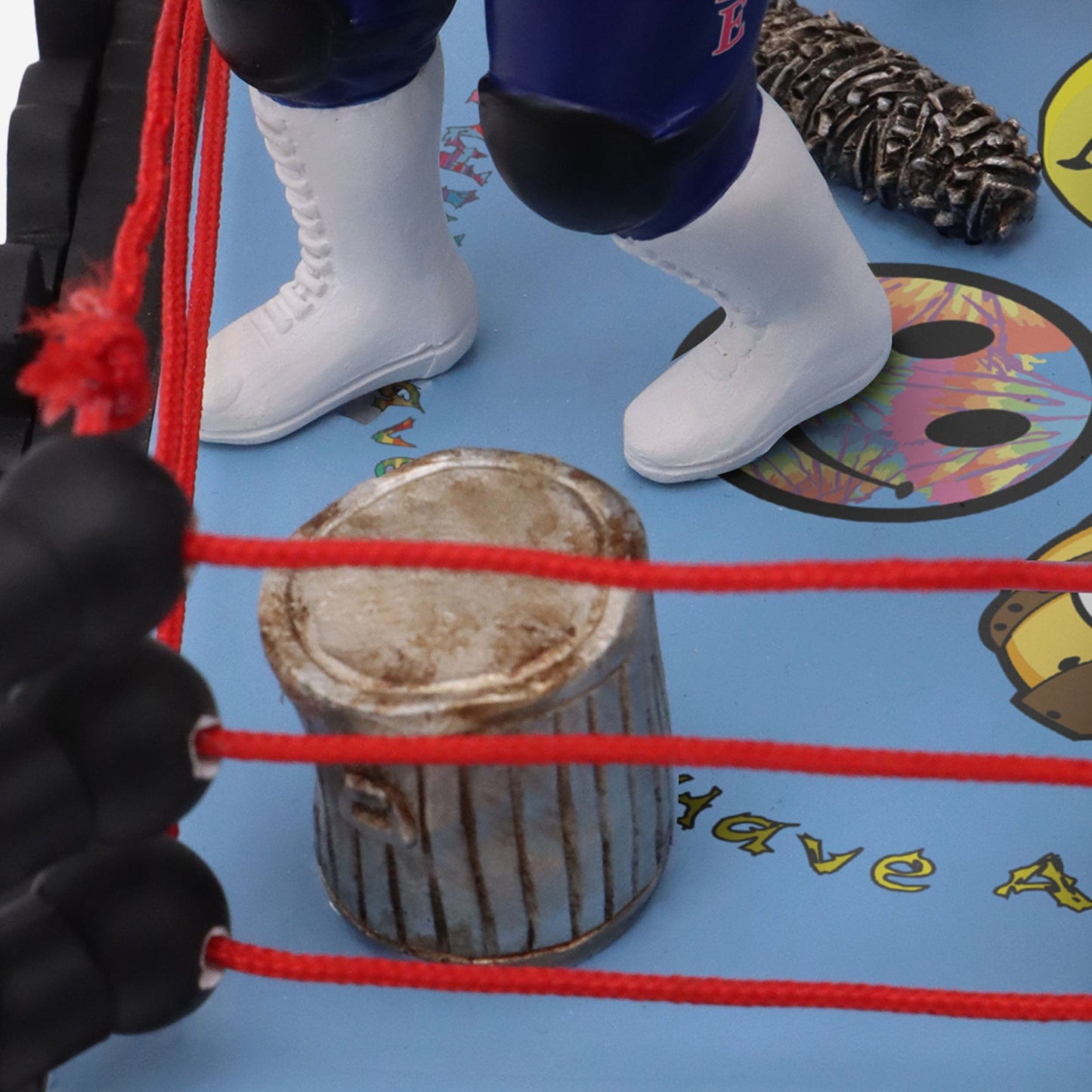 2024 WWE FOCO Bobbleheads Limited Edition Faces of Foley Quad Spinner