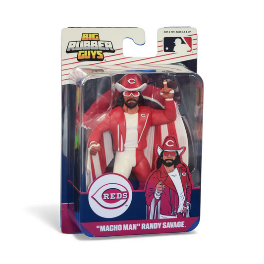 2026 MAJOR MLB x Big Rubber Guys "Macho Man" Randy Savage [Cincinnati Reds]