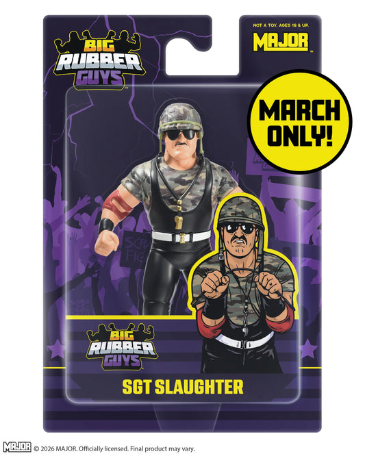 MAJOR Big Rubber Guys Sgt. Slaughter [Heel]