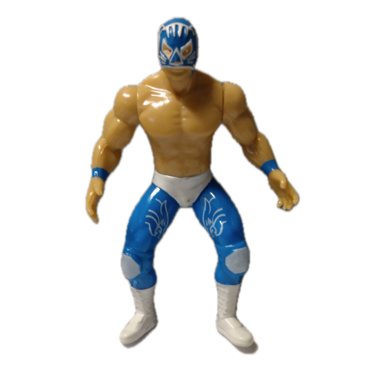 7" Articulated Bootleg/Knockoff Blue Panther Mexican Arena Figure