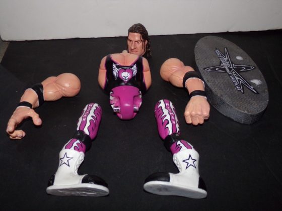 Unreleased WCW Toy Biz Back Talkers Bret Hart