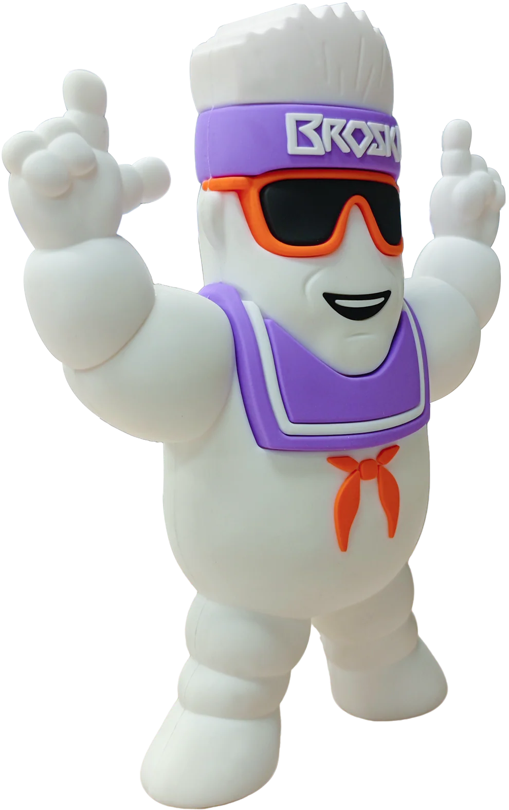 2026 MWFP Pro Wrestling Tees Micro Brawlers 2-Up Marshmallow Broski