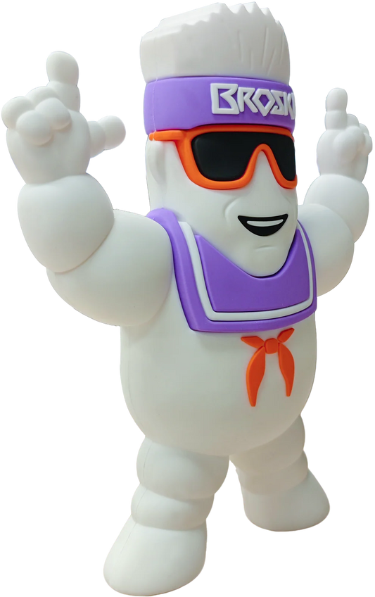 2026 MWFP Pro Wrestling Tees Micro Brawlers 2-Up Marshmallow Broski