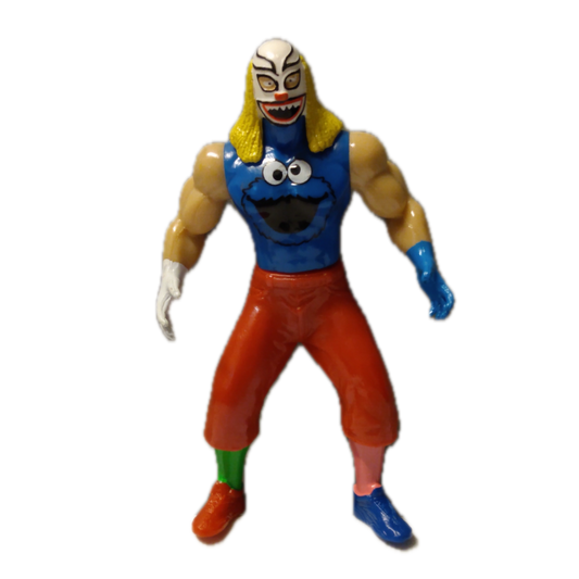 Tiger Mask 7" Luchador Action Figure | Handmade & Painted Mexican Wrestling Toy | CMLL/AAA