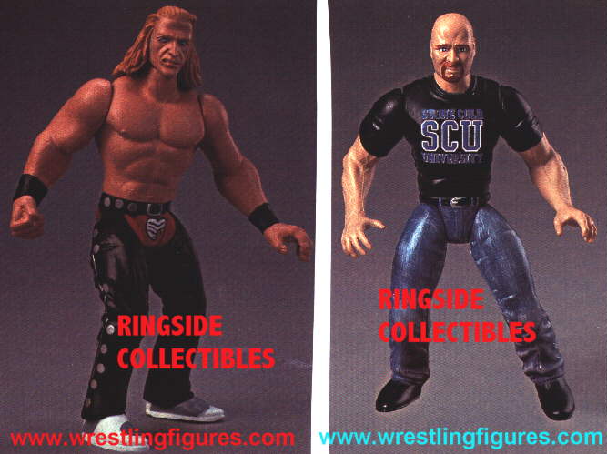 Unreleased WWF Jakks Pacific Attack Pack: Shawn Michaels vs. Stone Cold Steve Austin
