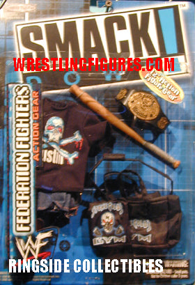 Unreleased WWF Jakks Pacific 12" Federation Fighters Stone Cold Steve Austin Action Gear