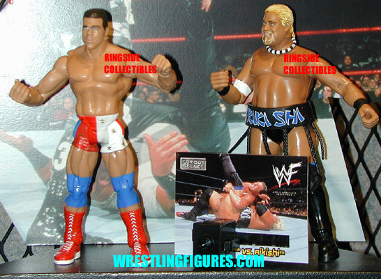 WWF WWE ハイフライヤー プロレス アメリカ 選手 フィギュア 3体セット WWF Jakks Special Edition Triple Threat Ahmed Johnson Wildman Marc