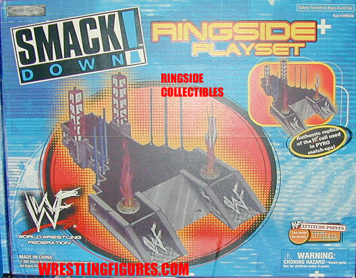 Unreleased WWF Jakks Pacific SmackDown! Ringside Playset