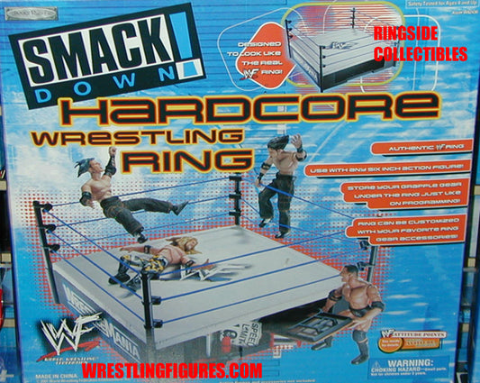 Unreleased WWF Jakks Pacific Finishing Moves/Final Count SmackDown! Hardcore Wrestling Ring