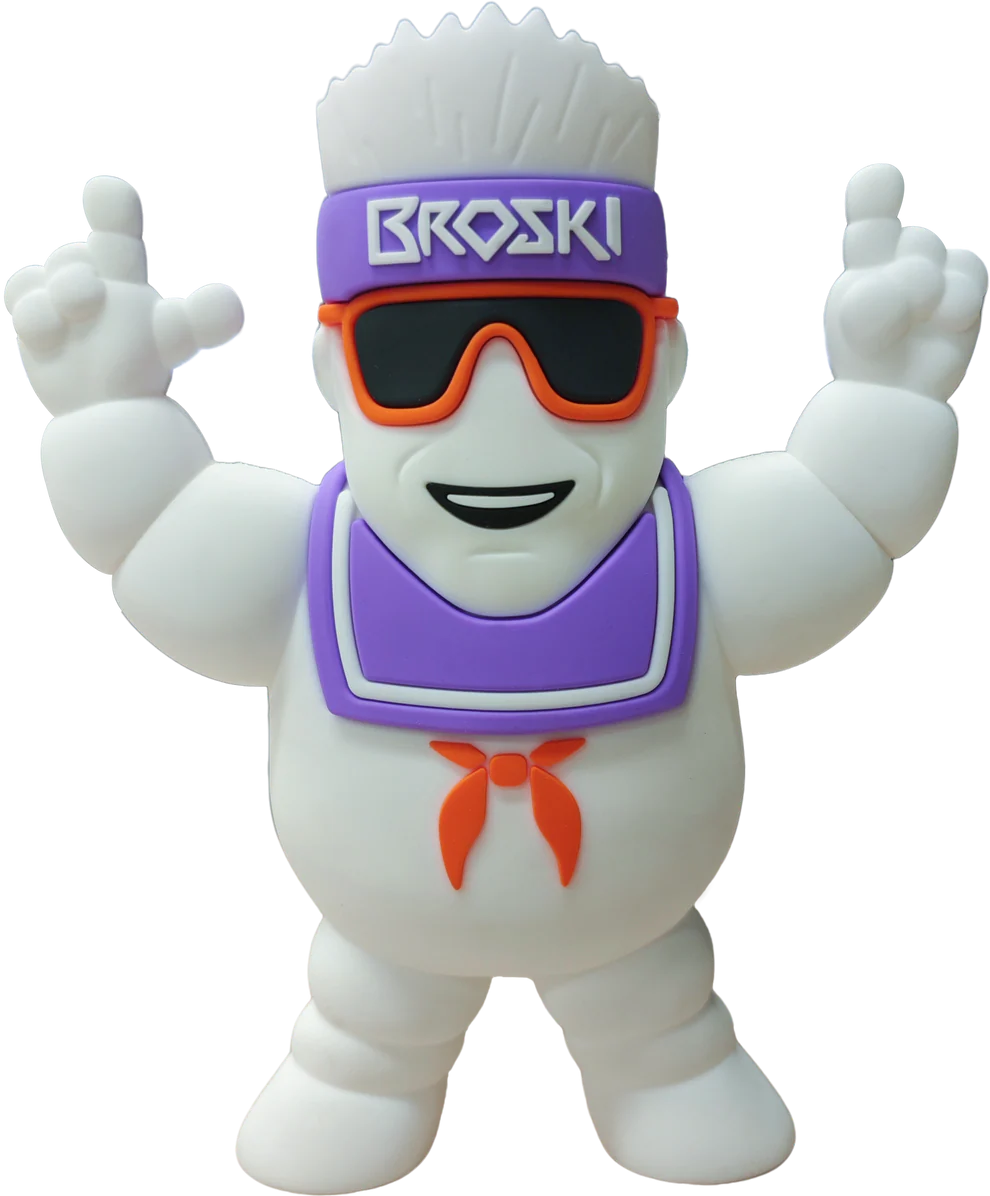 2026 MWFP Pro Wrestling Tees Micro Brawlers 2-Up Marshmallow Broski