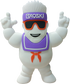 2026 MWFP Pro Wrestling Tees Micro Brawlers 2-Up Marshmallow Broski