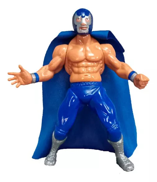 7" Articulated Bootleg/Knockoff Blue Demon Mexican Arena Figure