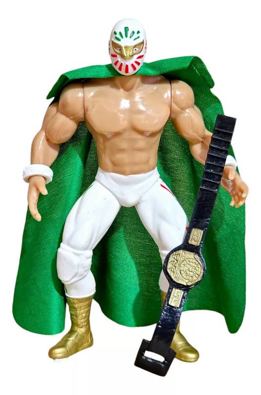 7" Articulated Bootleg/Knockoff Mistico Mexican Arena Figure