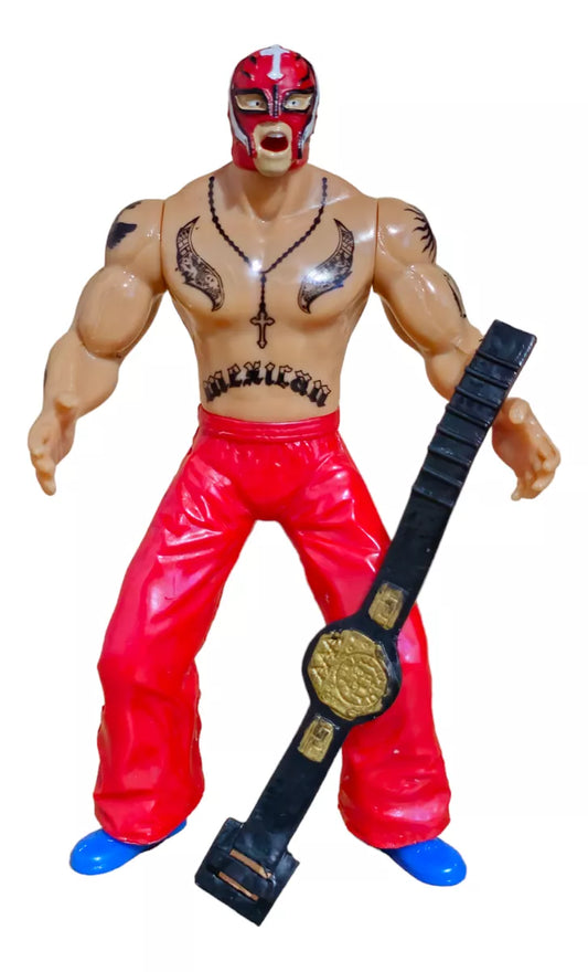 7" Articulated Bootleg/Knockoff Rey Mysterio [Shirtless] Mexican Arena Figure