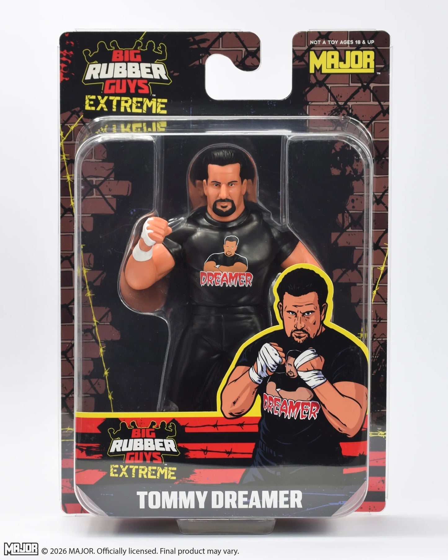 2026 MAJOR Big Rubber Guys Extreme Series 1 Tommy Dreamer