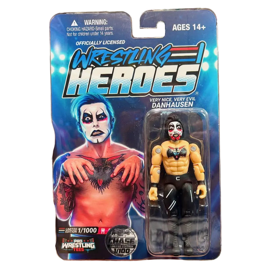 2025 Pro Wrestling Tees Wrestling Heroes Series 1 "Very Nice, Very Evil" Danhausen [Chase]