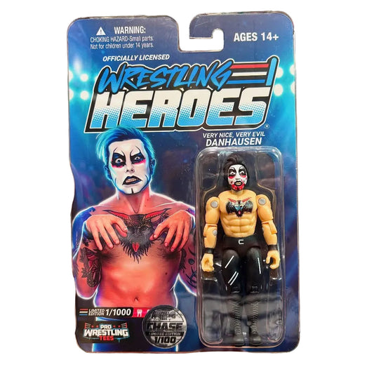 2025 Pro Wrestling Tees Wrestling Heroes Series 1 "Very Nice, Very Evil" Danhausen [Chase]