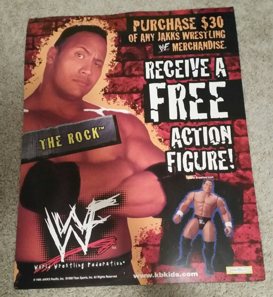 1999 WWF Jakks Pacific SummerSlam '99 KB Toys Exclusive The Rock