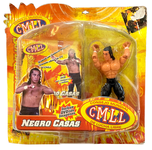 2007 CMLL Hag Distribuidoras 6.5" Super Estrellas Series 1 Negro Casas [With DVD]