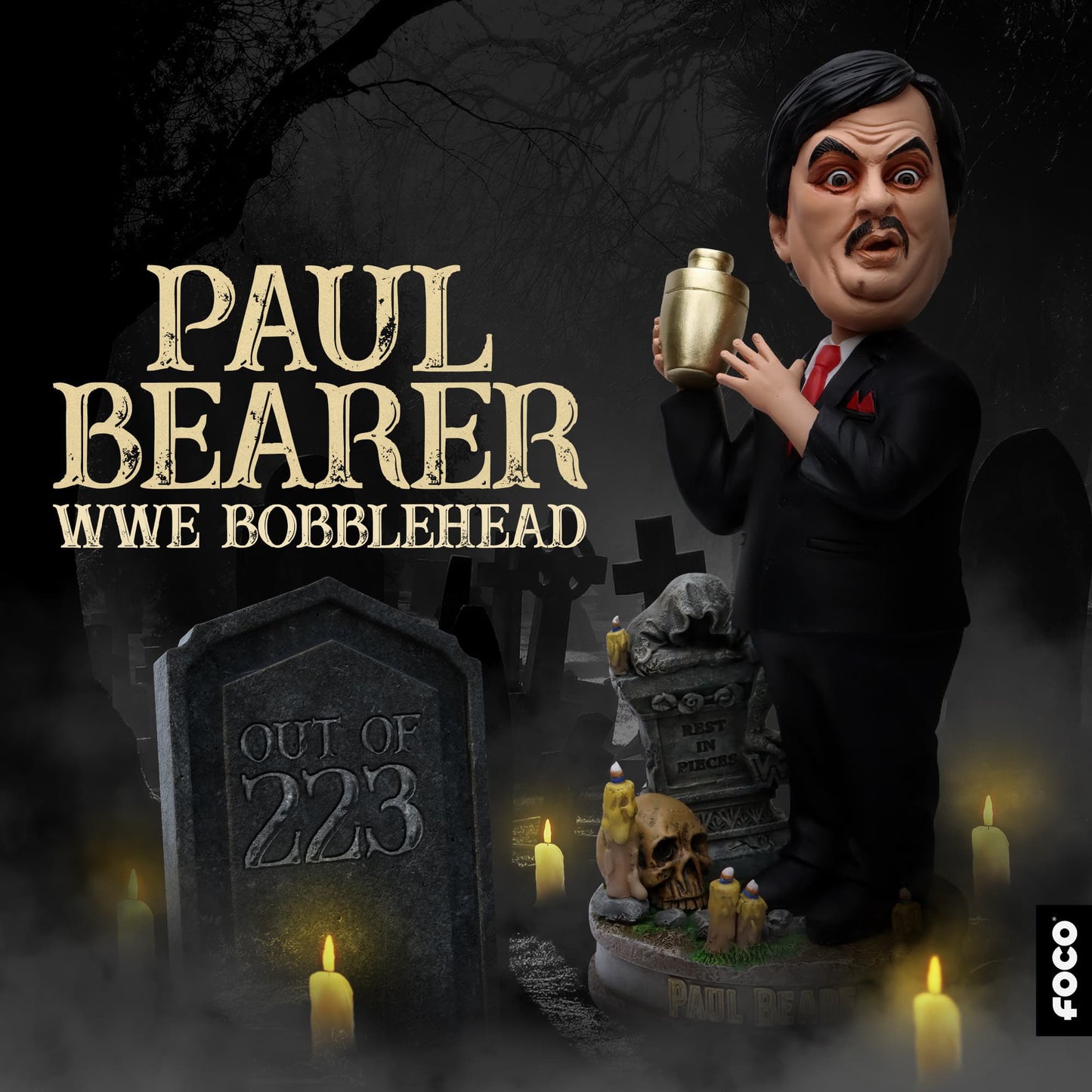 2023 WWE FOCO Bobbleheads Limited Edition Paul Bearer