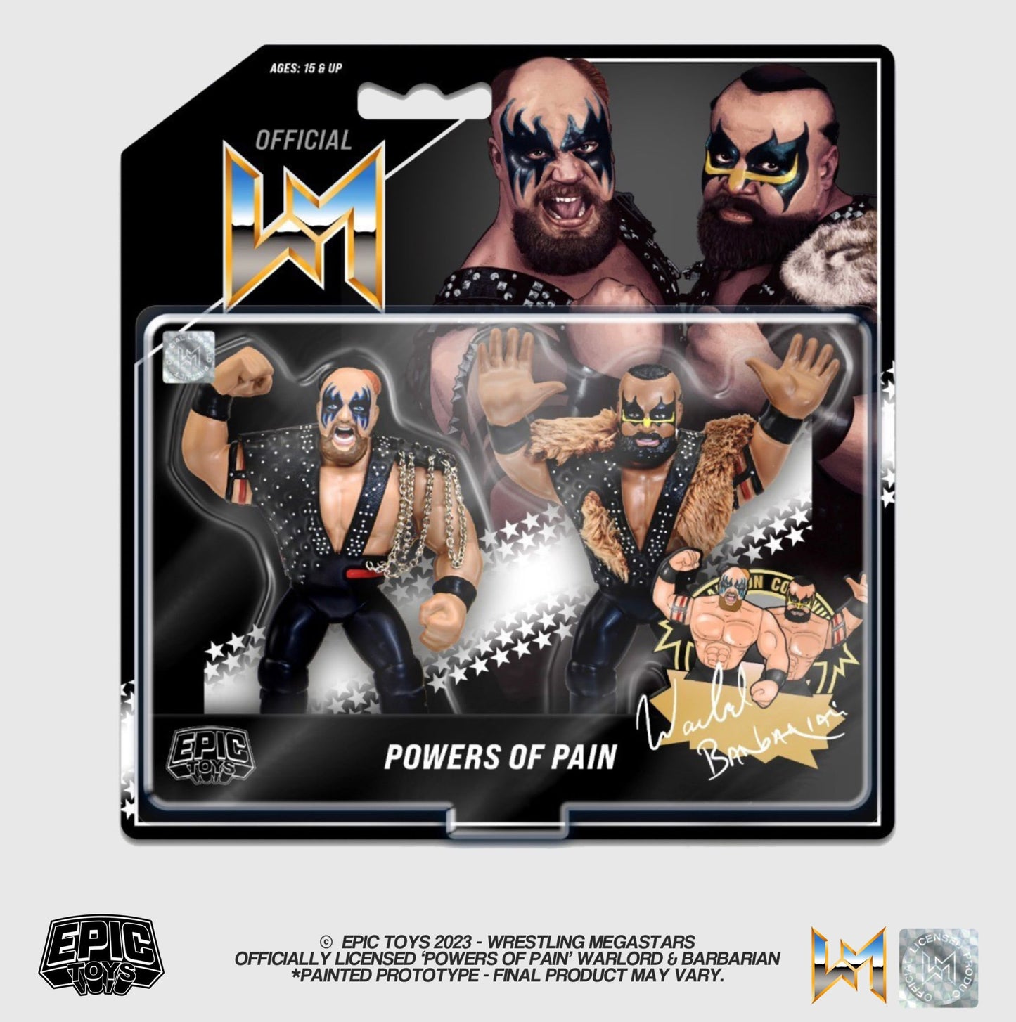 2024 Epic Toys Wrestling Megastars Powers of Pain 2-Pack