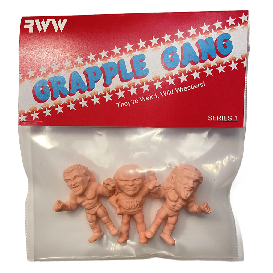 2024 Really Weird Wrestling Grapple Gang Series 1 La Rebelión: Mecha Wolf, Bestia 666 & Damián 666 [Flesh]