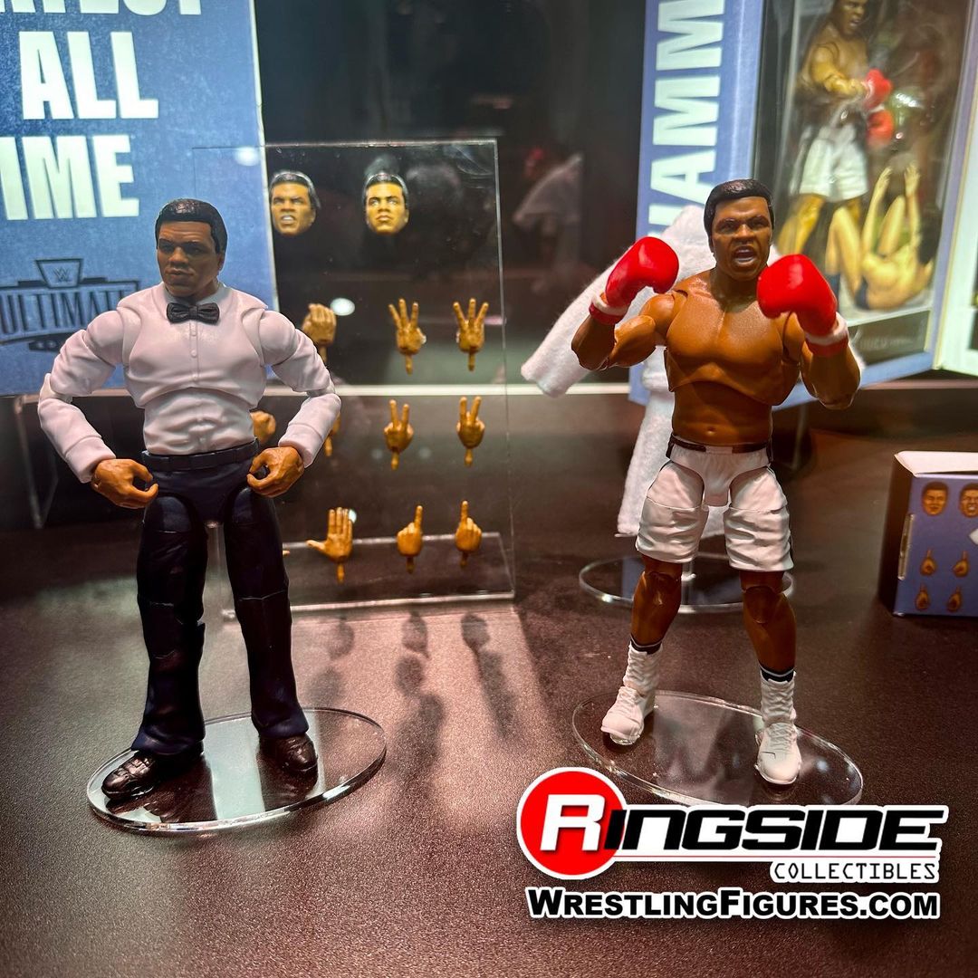 SDCC 2023 hot Mattel Exclusive - Ultimate Edition MUHAMMAD ALI (Action Figure Set)