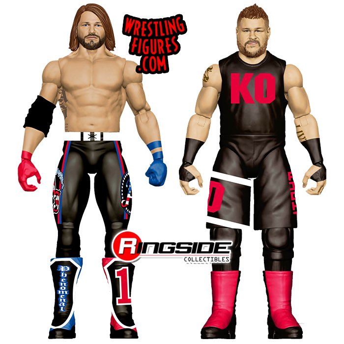 2023 WWE Mattel Basic Championship Showdown Series 15 AJ Styles vs. Kevin Owens