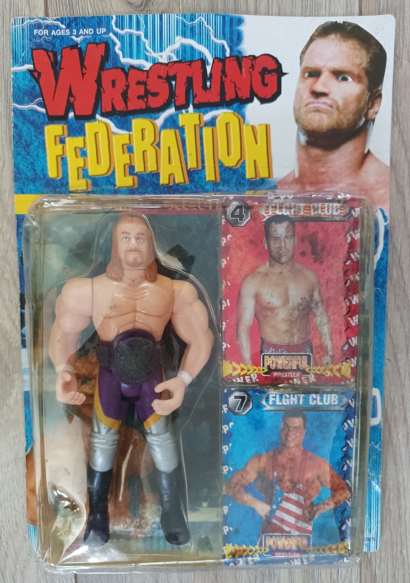 Wrestling Federation Bootleg/Knockoff Wrestler [Jerry Lynn, With Cards ...