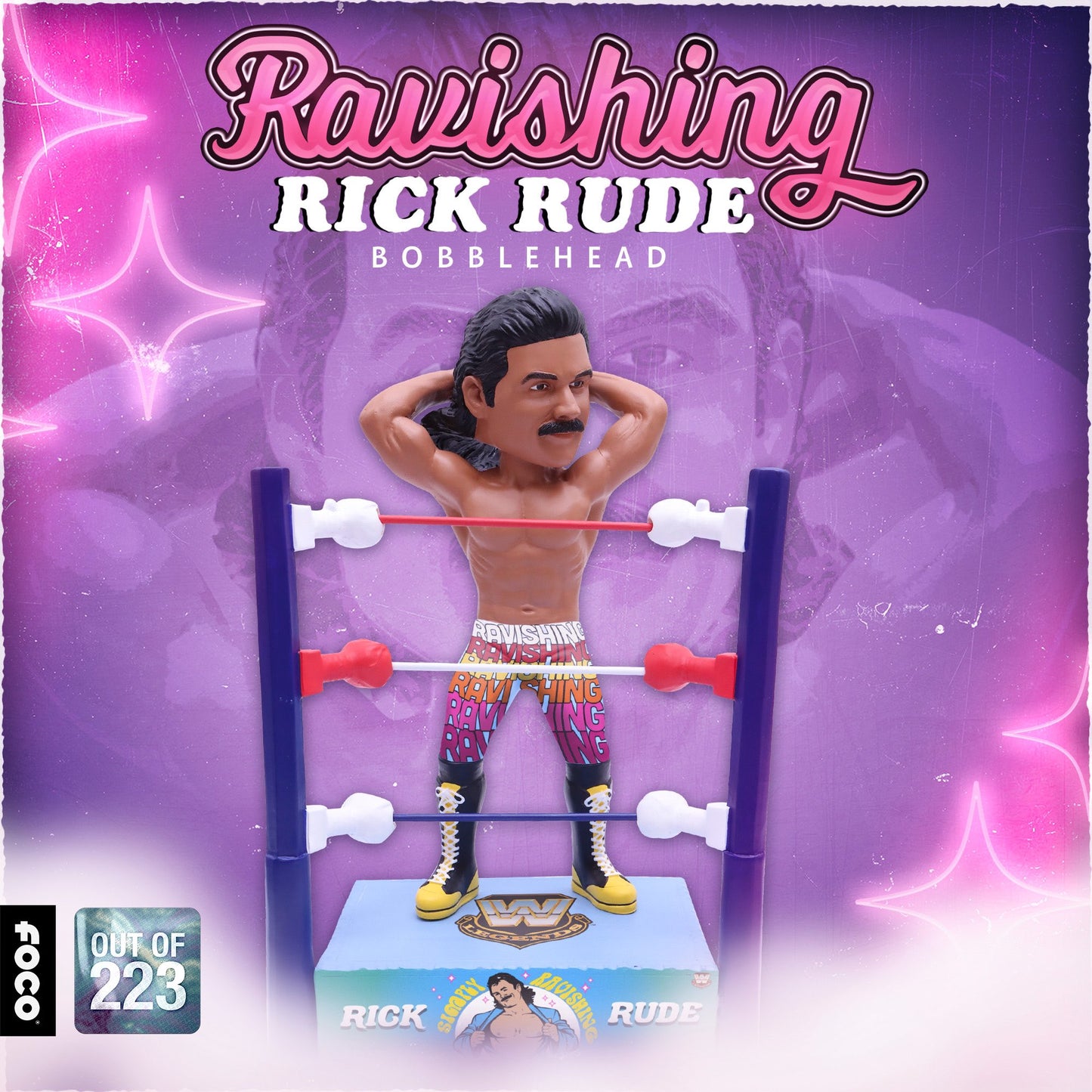 2024 WWE FOCO Bobbleheads Limited Edition "Ravishing" Rick Rude