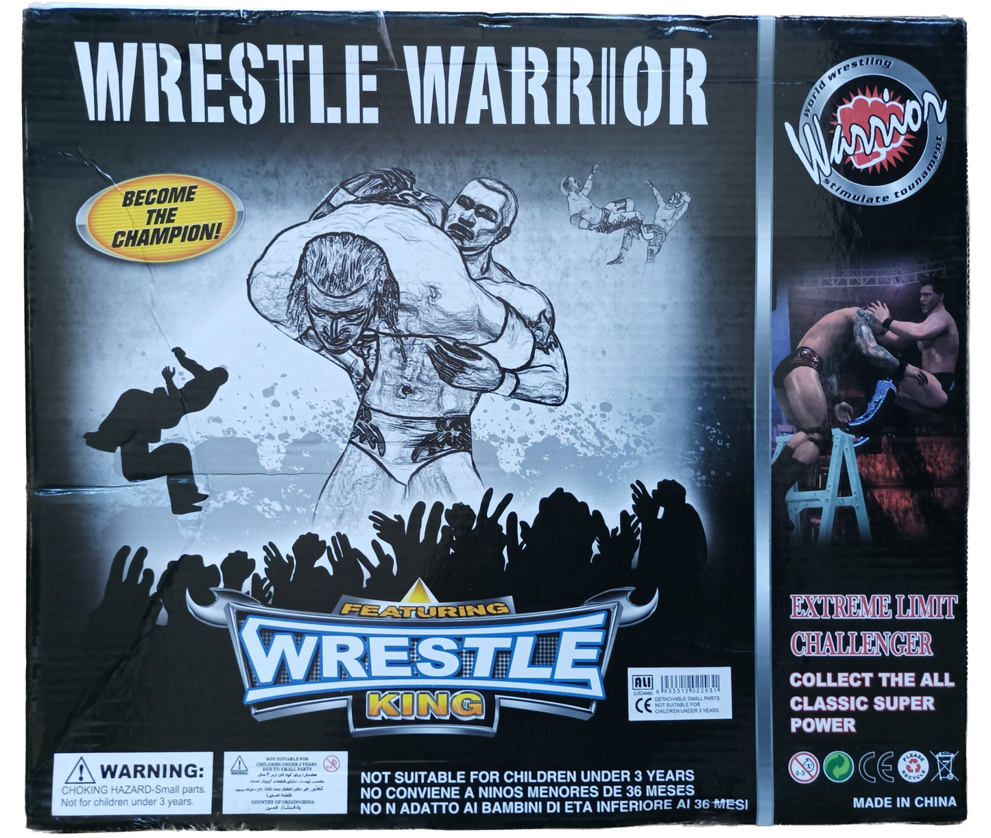 Wrestle Warrior New Type F Puzzle Featuring Wrestle King Bootleg/Knockoff Wrestler 2-Pack [Rey Mysterio & Triple H]