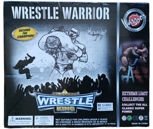 Wrestle Warrior New Type F Puzzle Featuring Wrestle King Bootleg/Knockoff Wrestler 2-Pack [Rey Mysterio & Triple H]