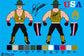 2023 Major Wrestling Figure Podcast Major Bendies Sgt. Slaughter [Exclusive]