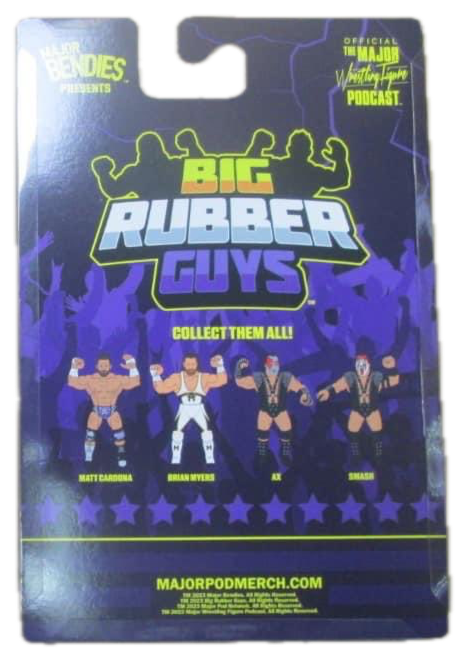 British Bulldog MWFP Major Wrestling Figure Podcast Big Rubber Guys Figure - Loose