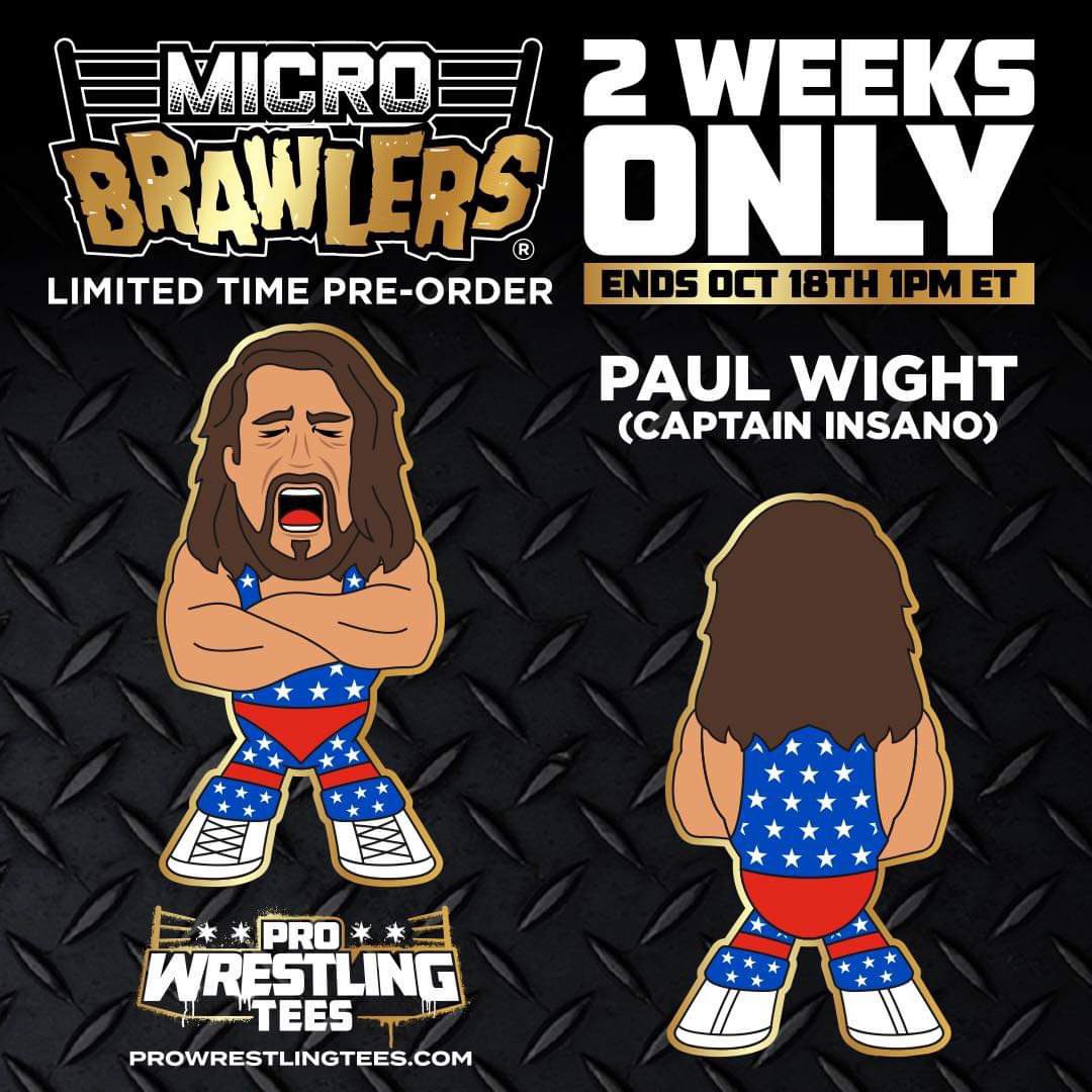 2024 AEW Pro Wrestling Tees Micro Brawlers Limited Edition Paul Wight [Captain Insano]