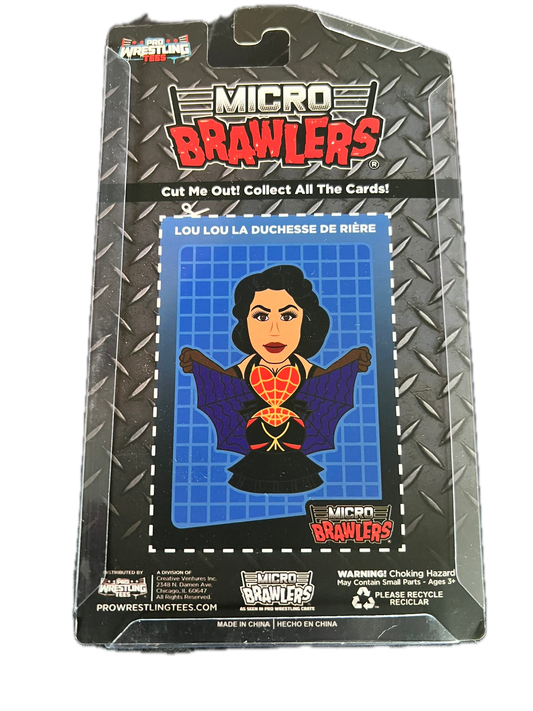 2023 Pro Wrestling Tees Limited Edition Micro Brawler Lou Lou la Duchesse de Riere