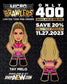 2023 AEW Pro Wrestling Tees Micro Brawlers Limited Edition Tay Melo