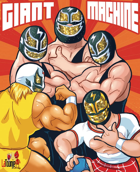 2026 LaToonie Wrestling Giant Series 8" Scale Giant Machine [With Silver Mask]