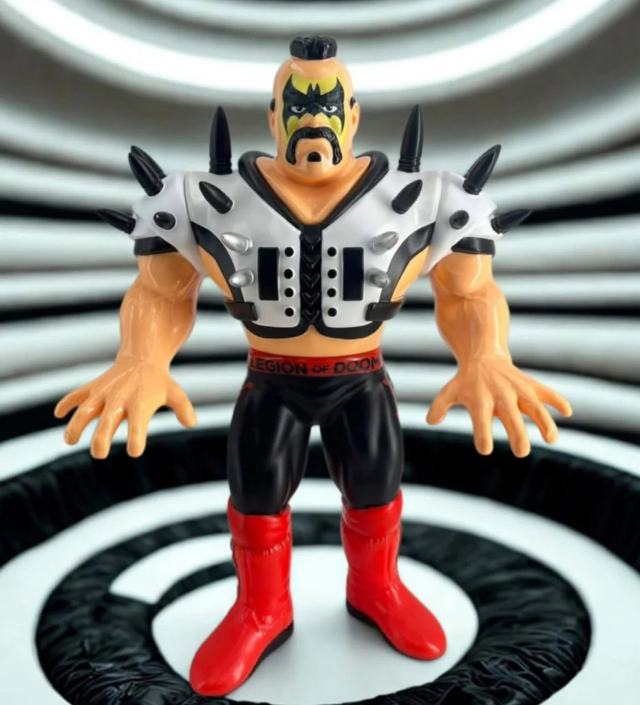 2025 LaToonie Wrestling Everest Series 12" Scale Road Warrior Animal [With White Shoulder Pads]