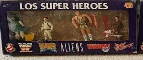 Jocsa Los Super Heroes Multipack [With 1990 WCW Just Toys Twistables Scott Steiner]