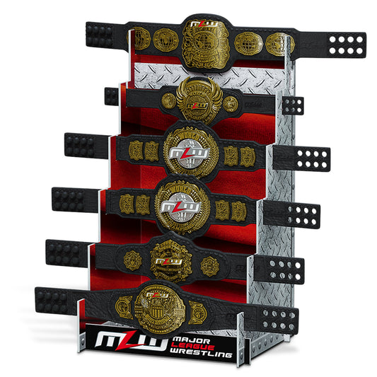 2024 MLW Boss Fight Studio Championship Belt Collection Accessory Set