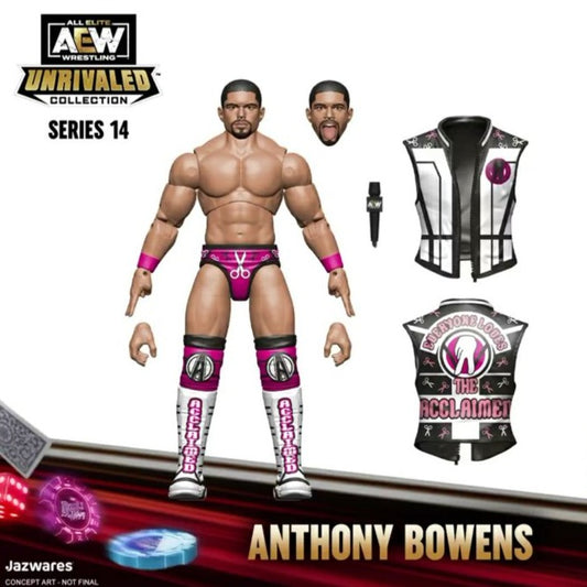 AEW Jazwares Unrivaled Collection Series 14 Anthony Bowens
