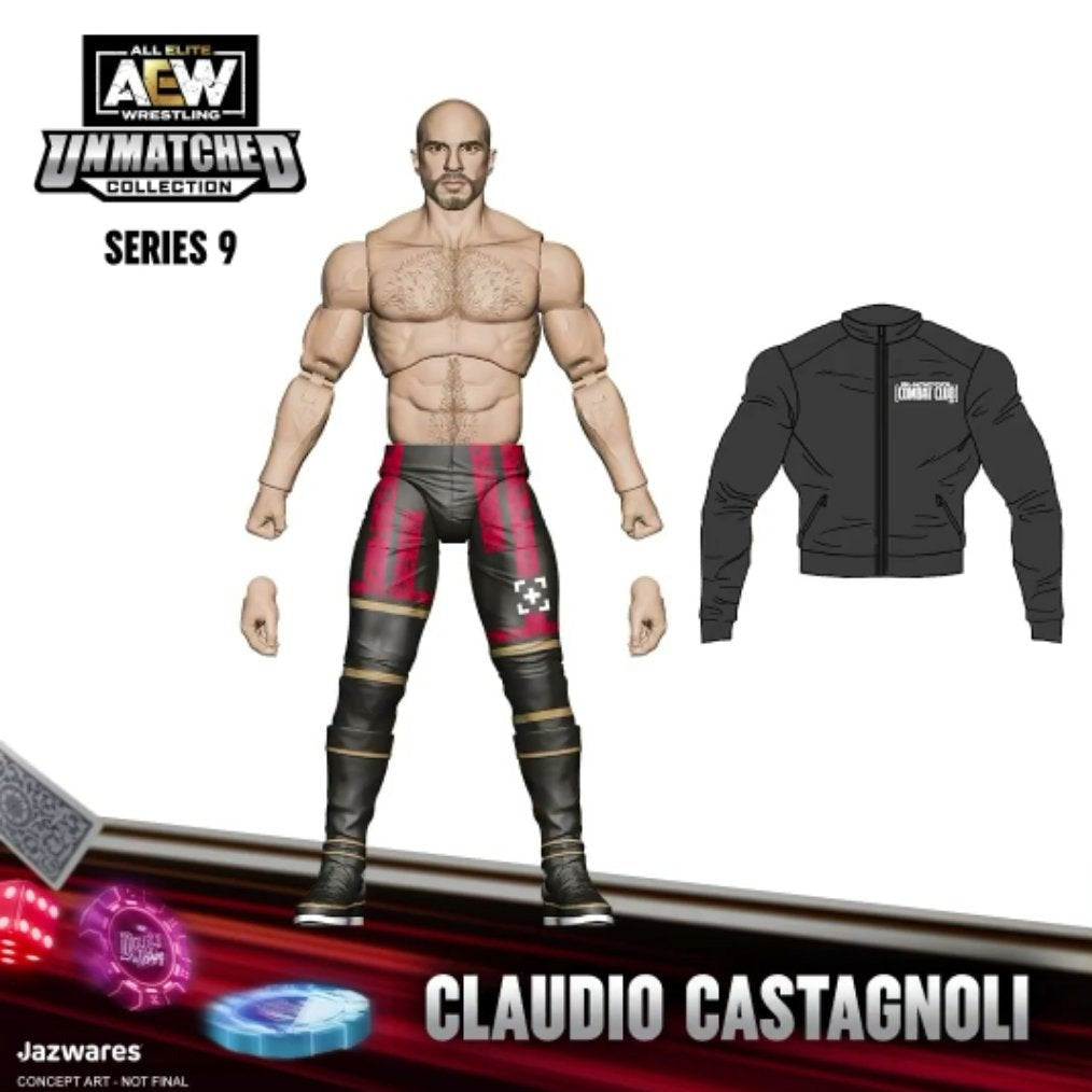 2024 AEW Jazwares Unmatched Collection Series 9 #69 Claudio Castagnoli