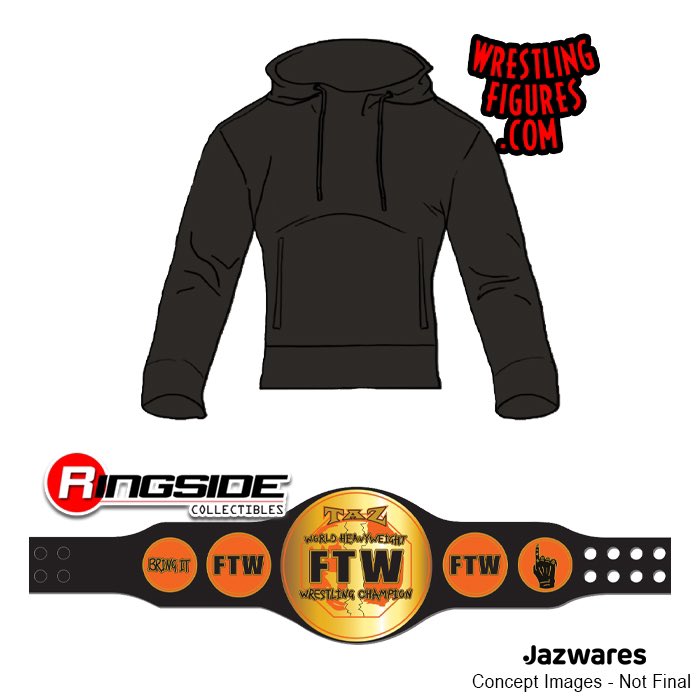 2023 AEW Jazwares Unrivaled Collection Ringside Exclusive #124 "FTW Champion" Hook