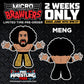 2023 Pro Wrestling Tees Micro Brawlers Limited Edition Meng