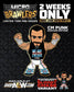 2023 AEW Pro Wrestling Tees Micro Brawlers Limited Edition CM Punk [Chicago Edition, Chase]